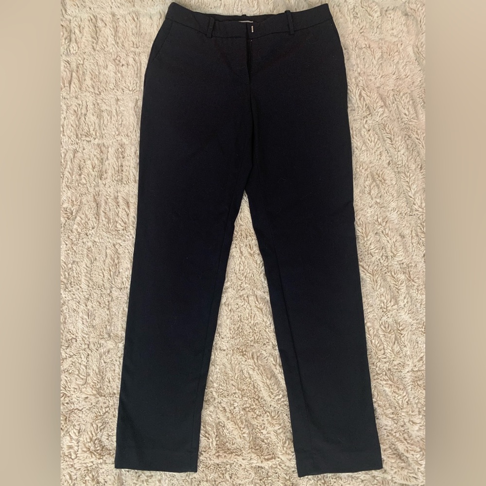 H&M Womens Navy Slacks Pants, Size 6